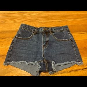 Denim Short Shorts
